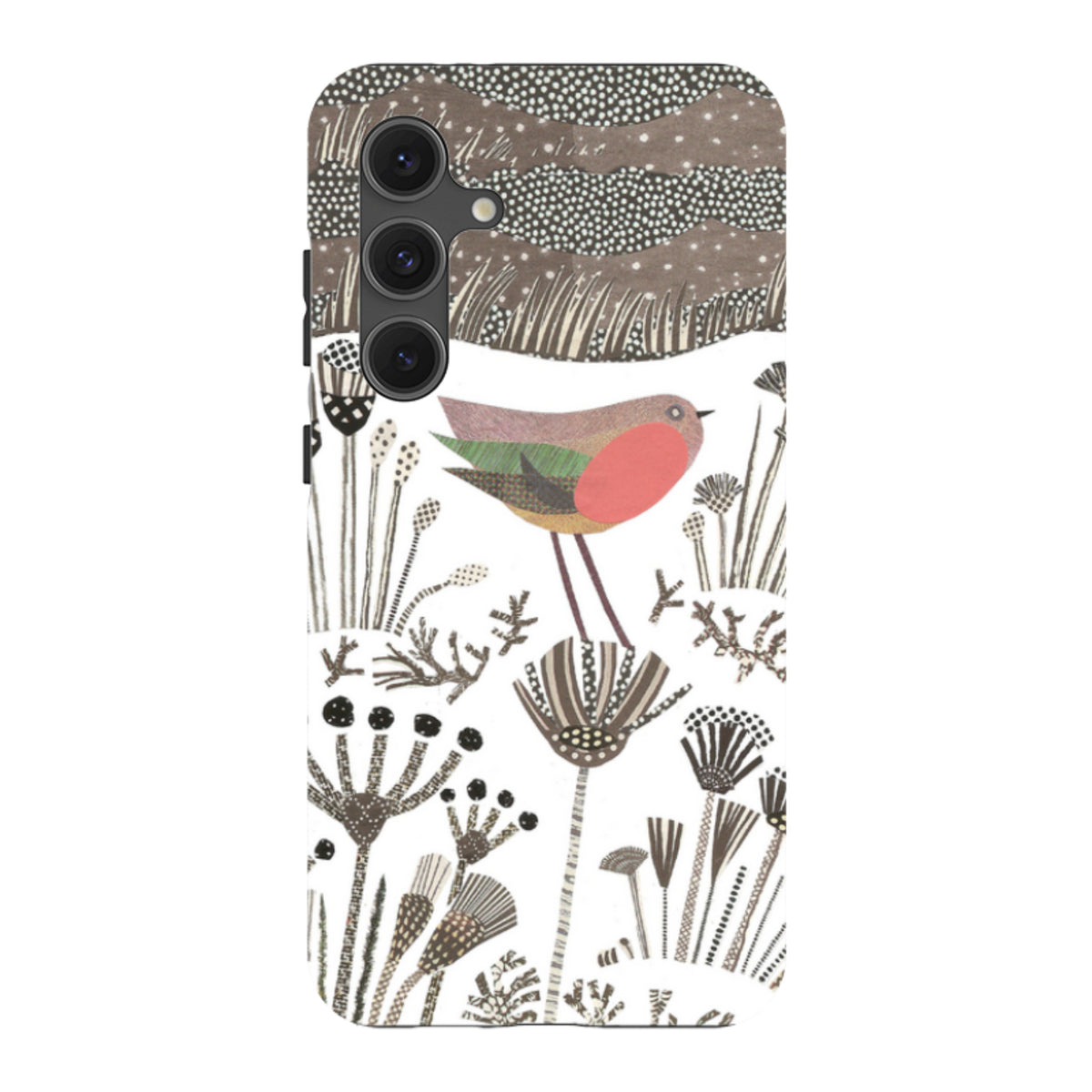 Samsung Tough Case - Robin in Snow By Jane Robbins