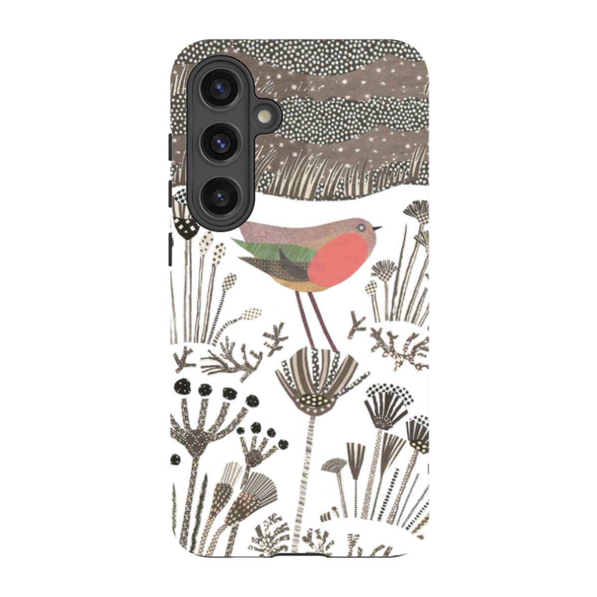 Samsung Tough Case - Robin in Snow By Jane Robbins