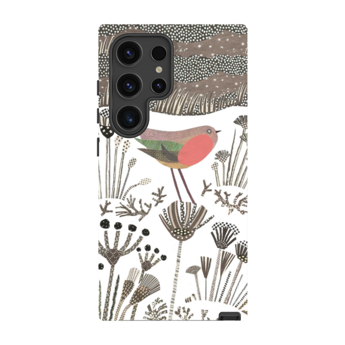 Samsung Tough Case - Robin in Snow By Jane Robbins