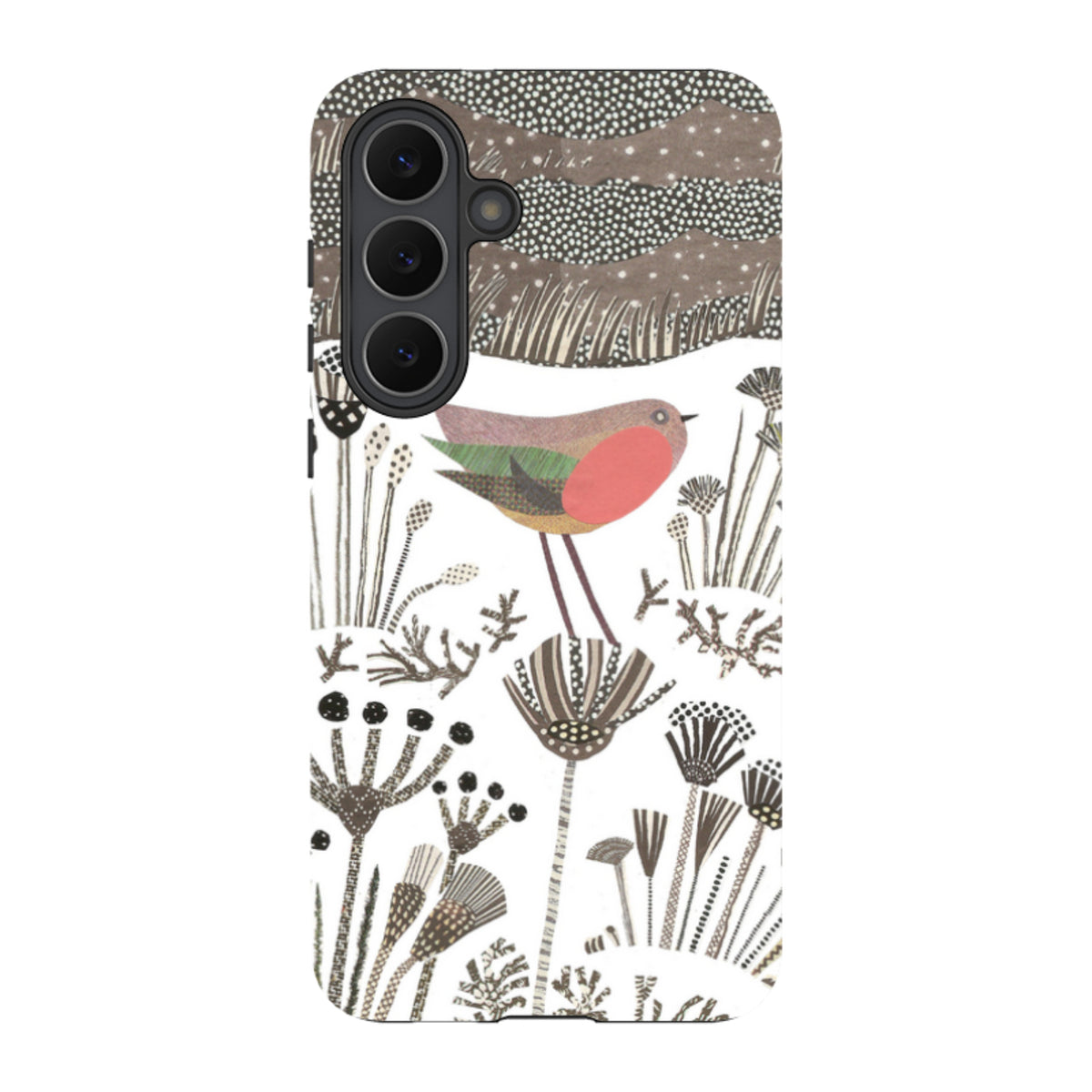 Samsung Tough Case - Robin in Snow By Jane Robbins