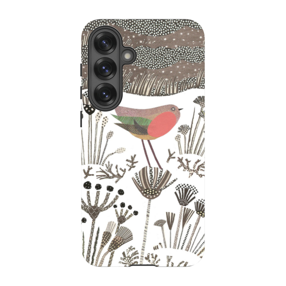 Samsung Tough Case - Robin in Snow By Jane Robbins