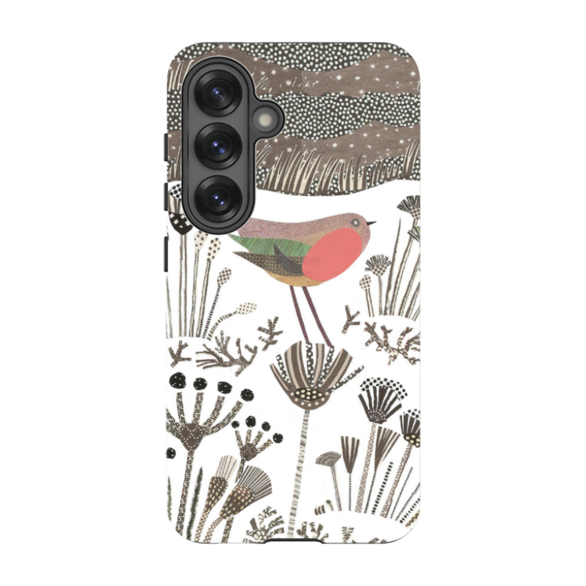 Samsung Tough Case - Robin in Snow By Jane Robbins