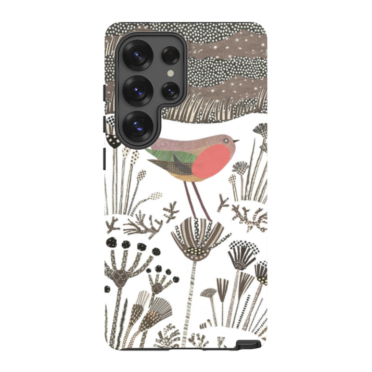 Samsung Tough Case - Robin in Snow By Jane Robbins