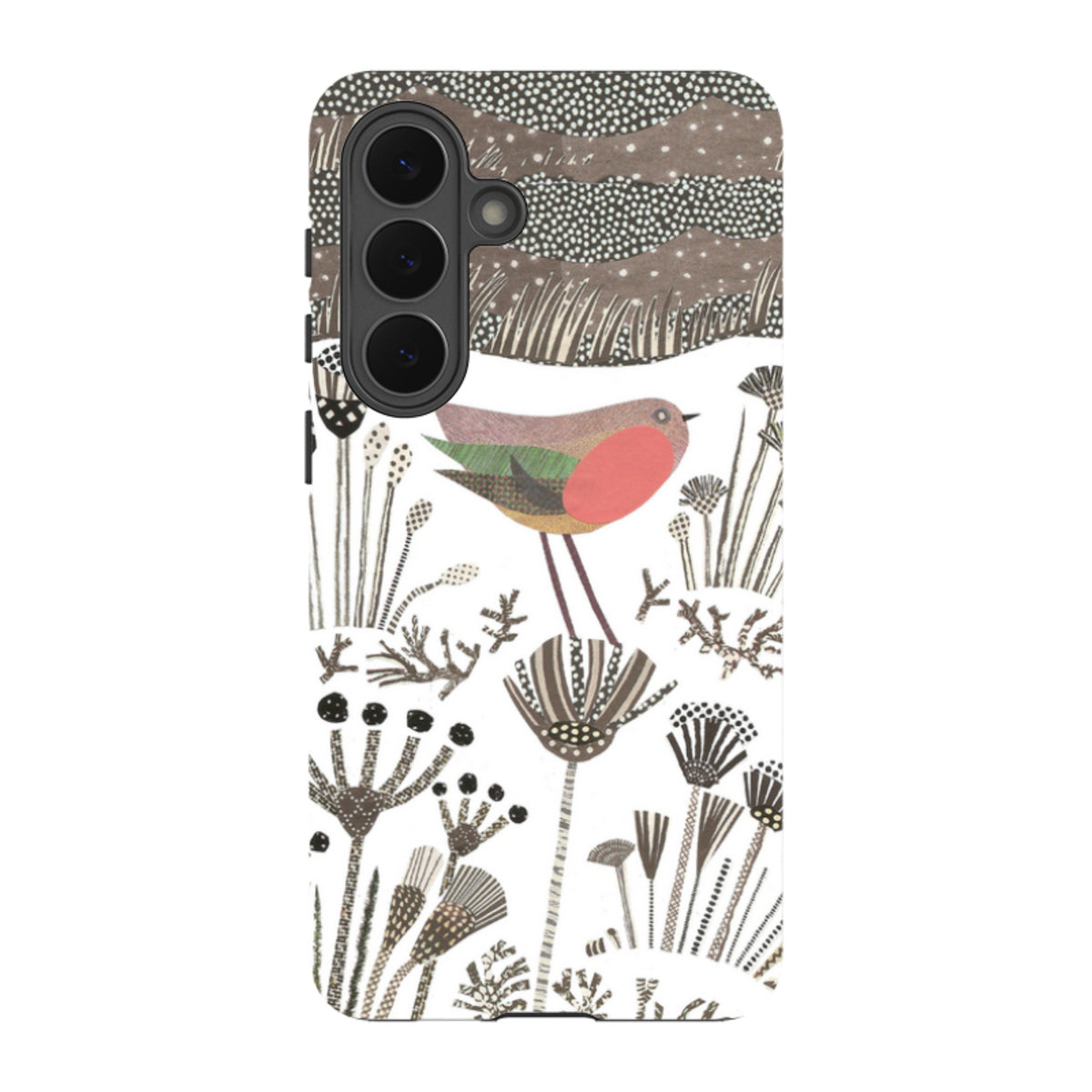 Samsung Tough Case - Robin in Snow By Jane Robbins