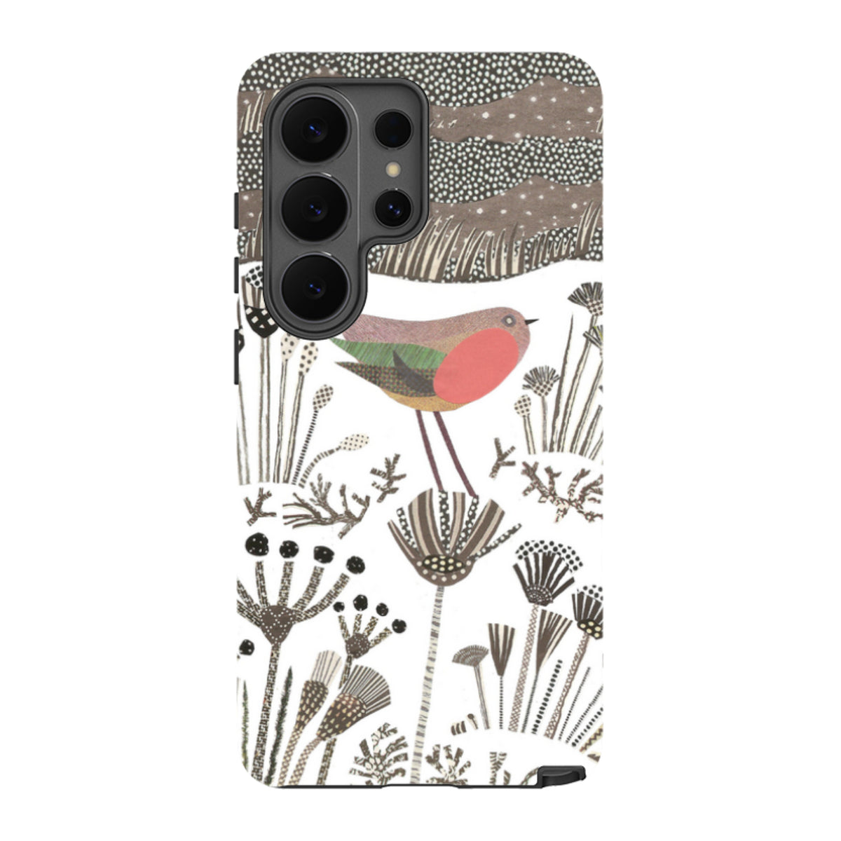 Samsung Tough Case - Robin in Snow By Jane Robbins