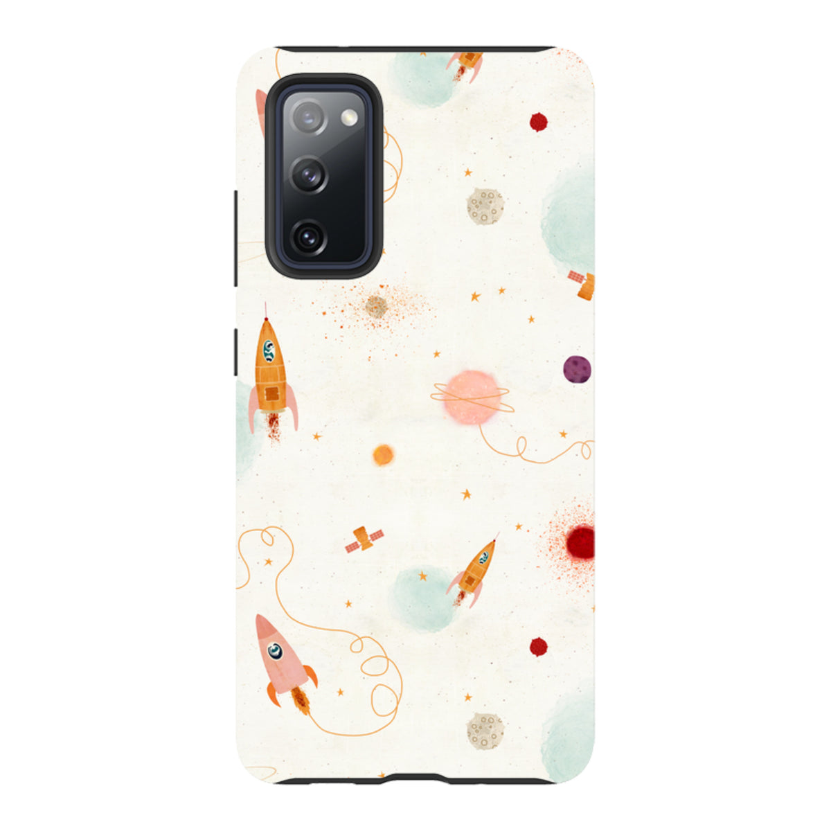 Samsung Tough Case - Rockets Cream By Katherine Quinn
