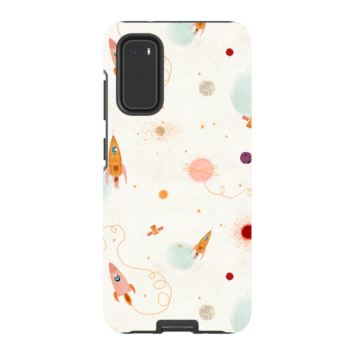 Samsung Tough Case - Rockets Cream By Katherine Quinn