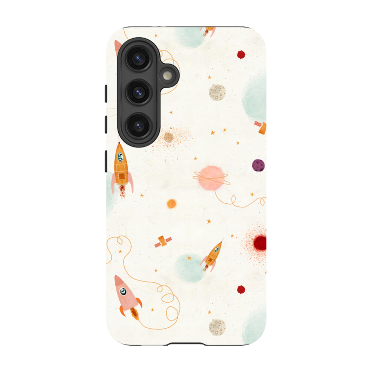 Samsung Tough Case - Rockets Cream By Katherine Quinn