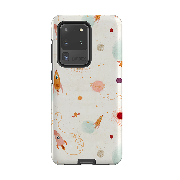 Samsung Tough Case - Rockets Cream By Katherine Quinn