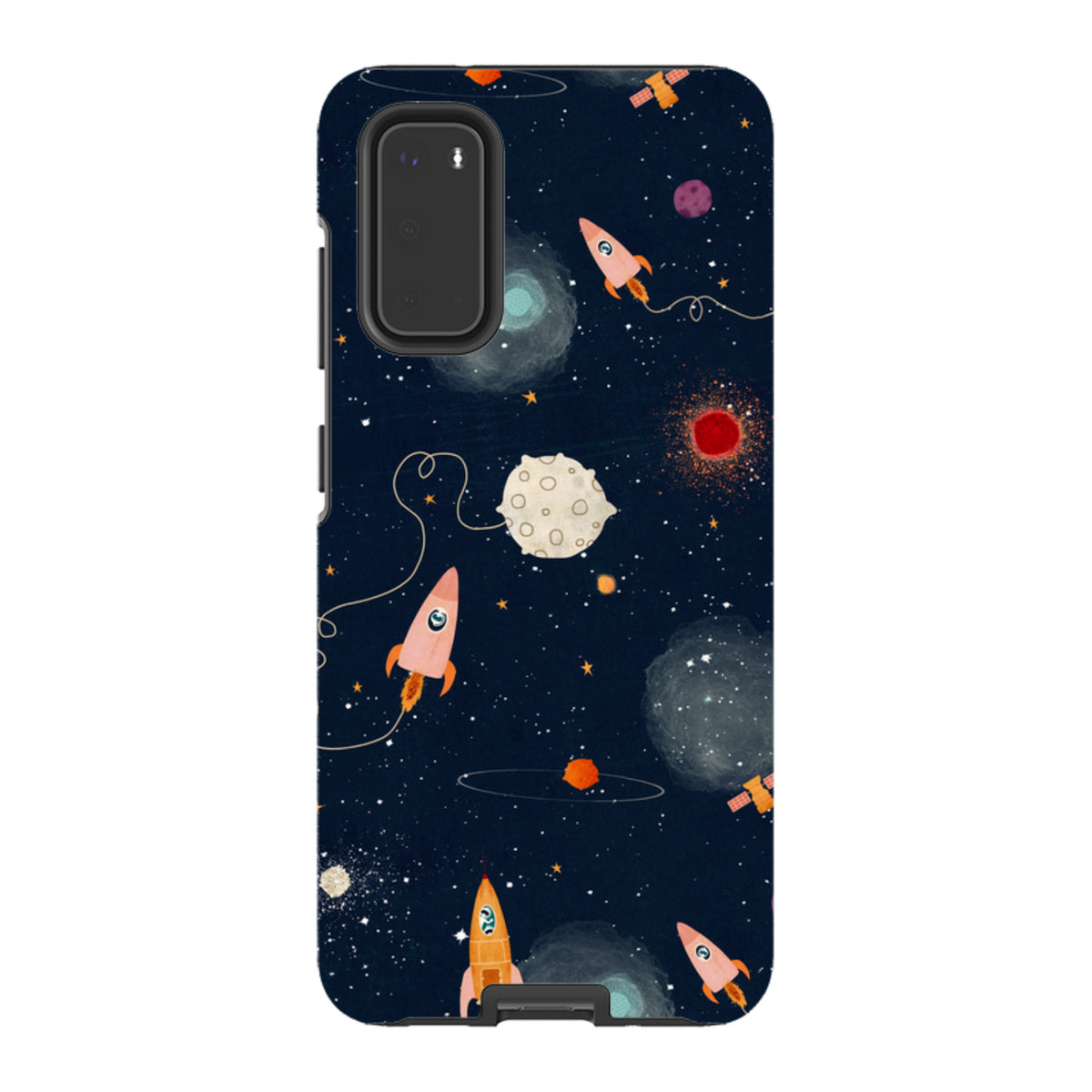 Samsung Tough Case - Rockets Midnight By Katherine Quinn