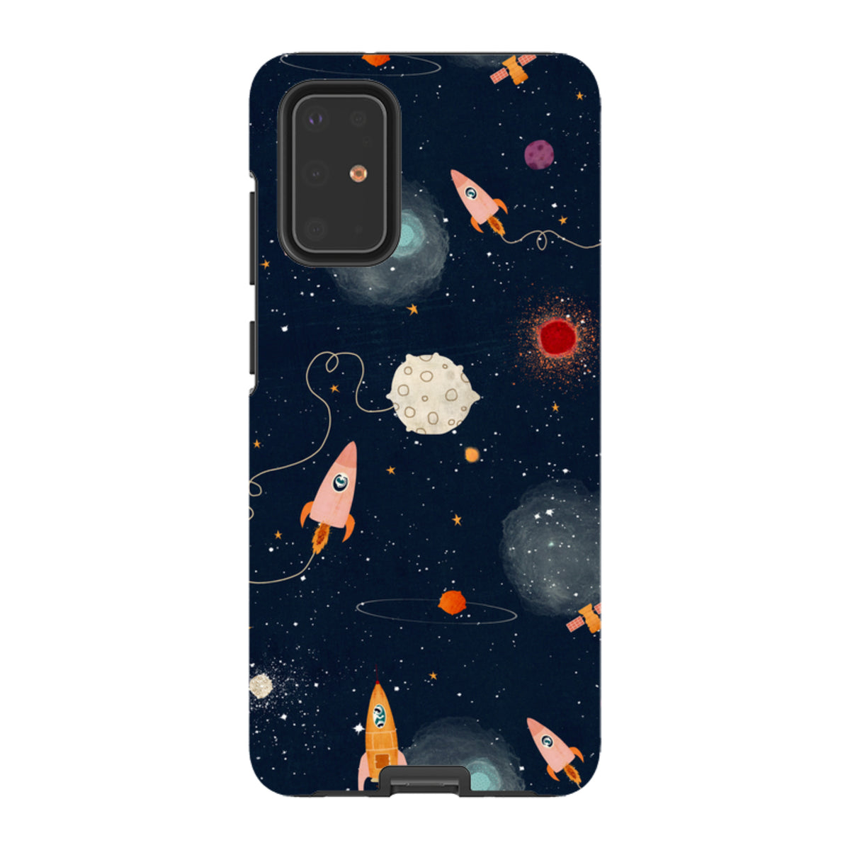 Samsung Tough Case - Rockets Midnight By Katherine Quinn