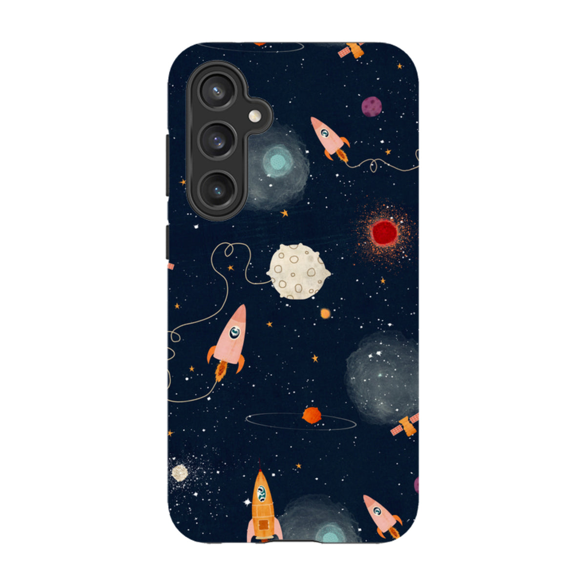 Samsung Tough Case - Rockets Midnight By Katherine Quinn