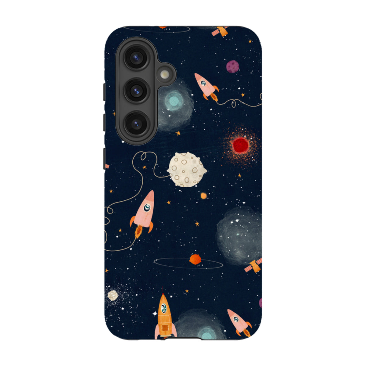 Samsung Tough Case - Rockets Midnight By Katherine Quinn