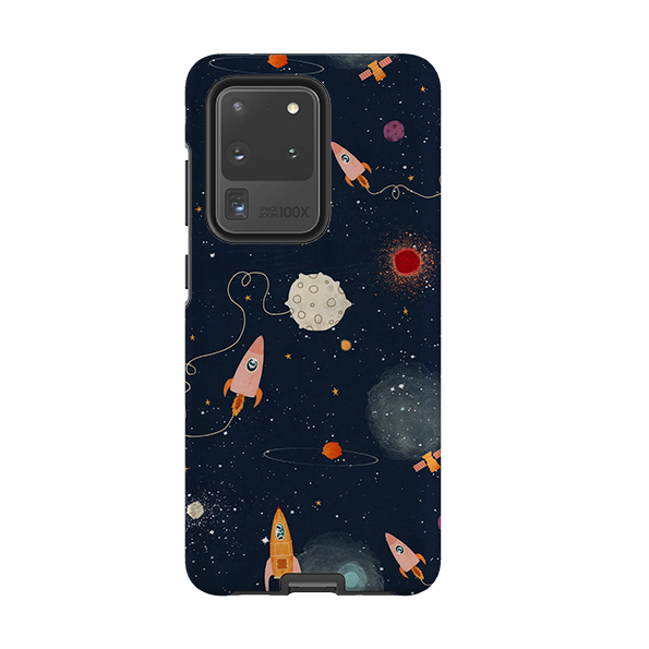 Samsung Tough Case - Rockets Midnight By Katherine Quinn