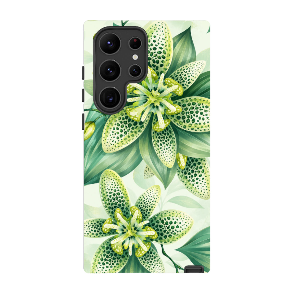 Samsung Tough Case - Sage Green Lily