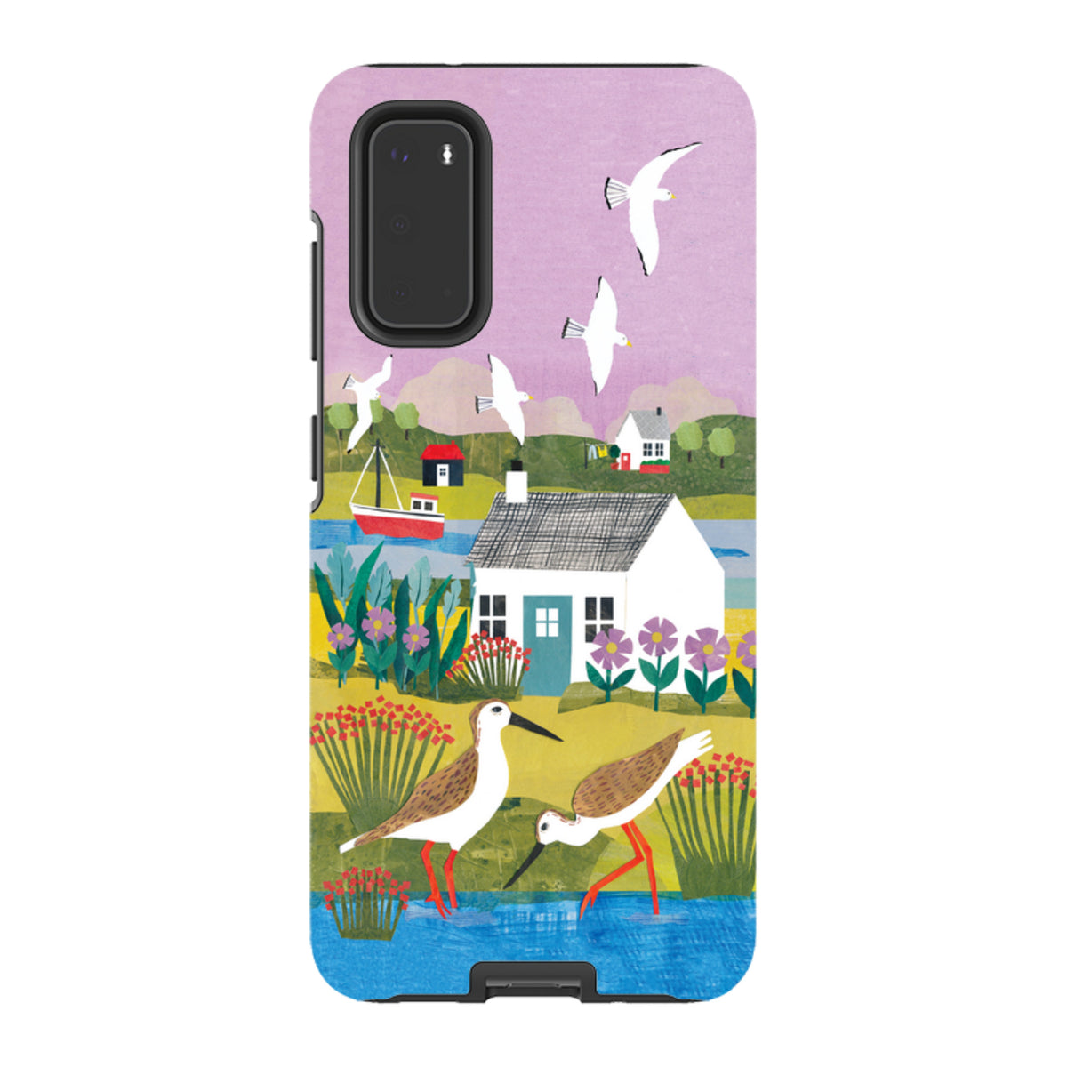 Samsung Tough  Case - Sandpiper By Tracey English