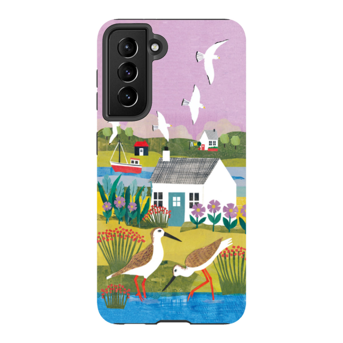 Samsung Tough  Case - Sandpiper By Tracey English