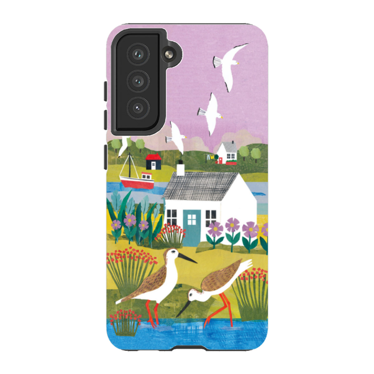 Samsung Tough  Case - Sandpiper By Tracey English