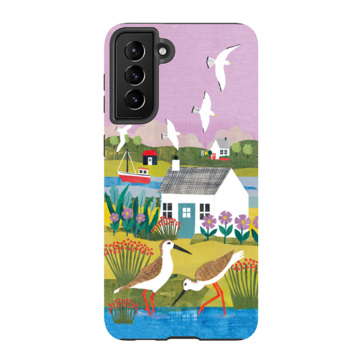 Samsung Tough  Case - Sandpiper By Tracey English