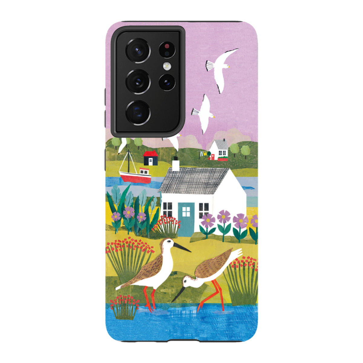 Samsung Tough  Case - Sandpiper By Tracey English