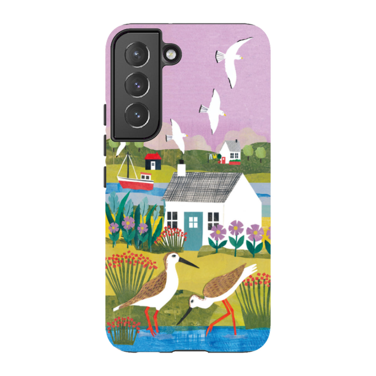 Samsung Tough  Case - Sandpiper By Tracey English