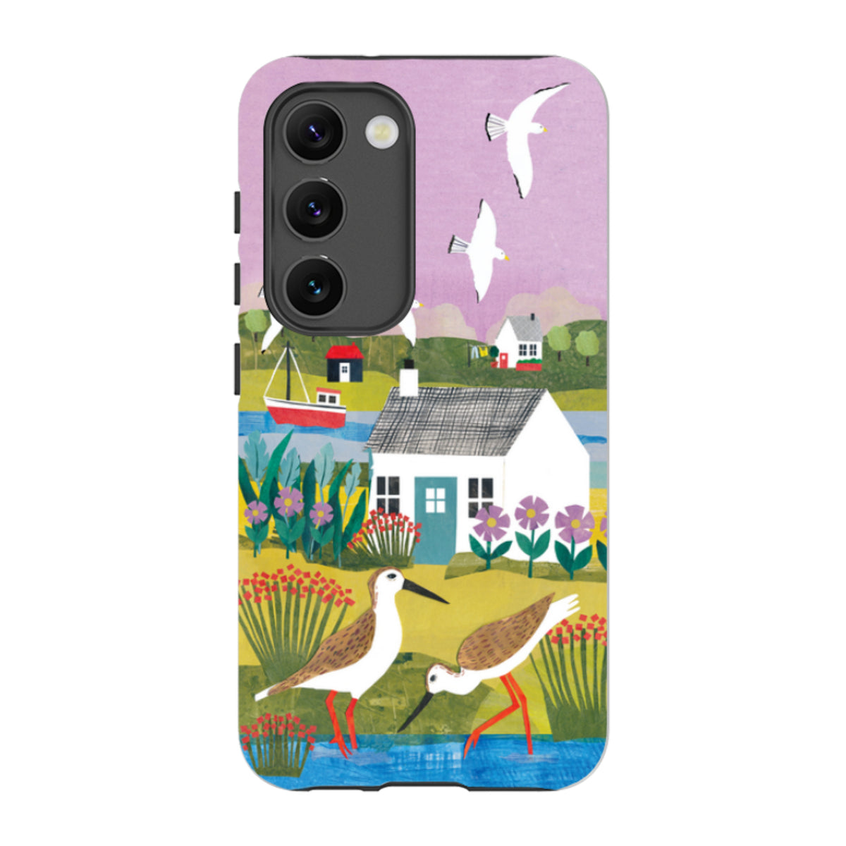 Samsung Tough  Case - Sandpiper By Tracey English