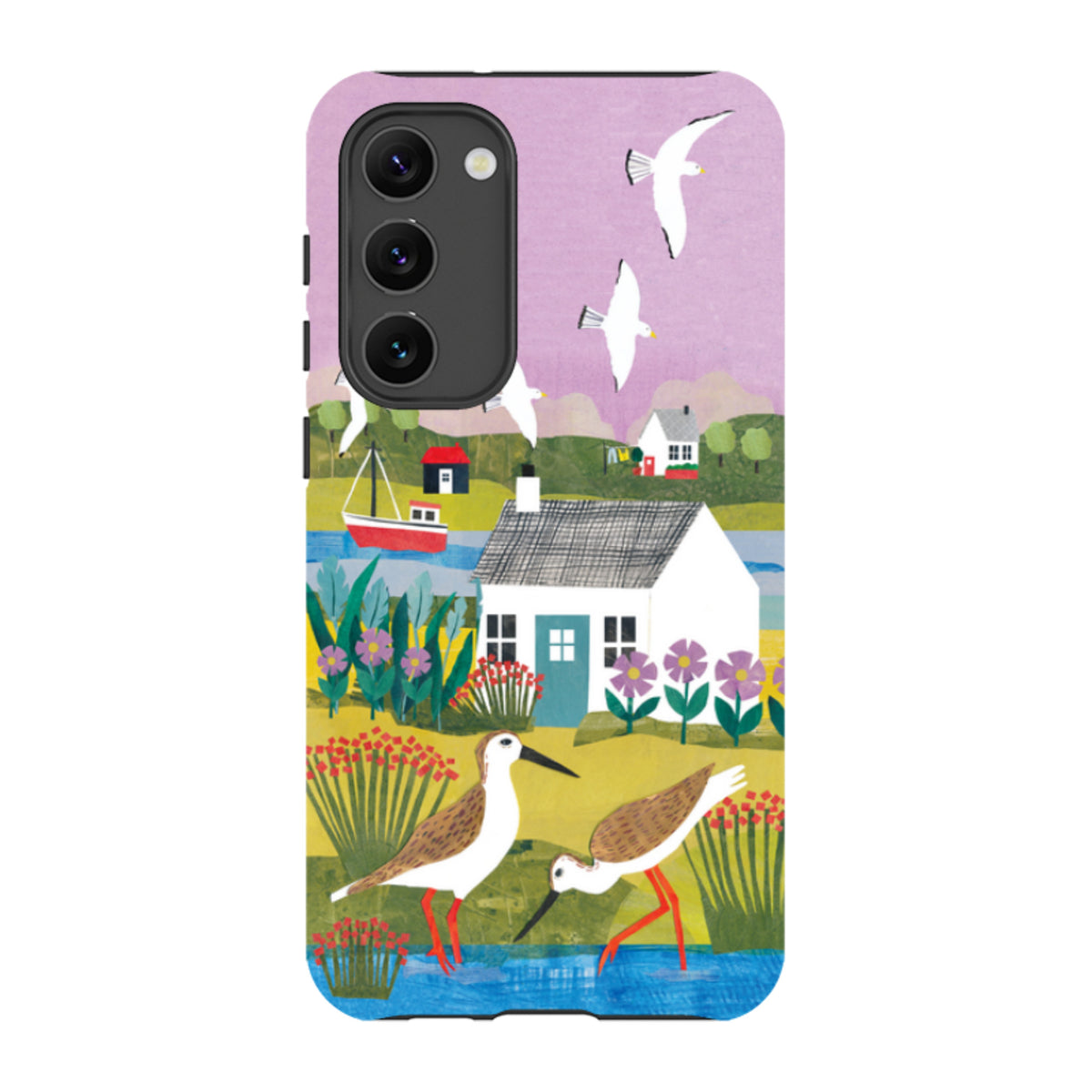 Samsung Tough  Case - Sandpiper By Tracey English