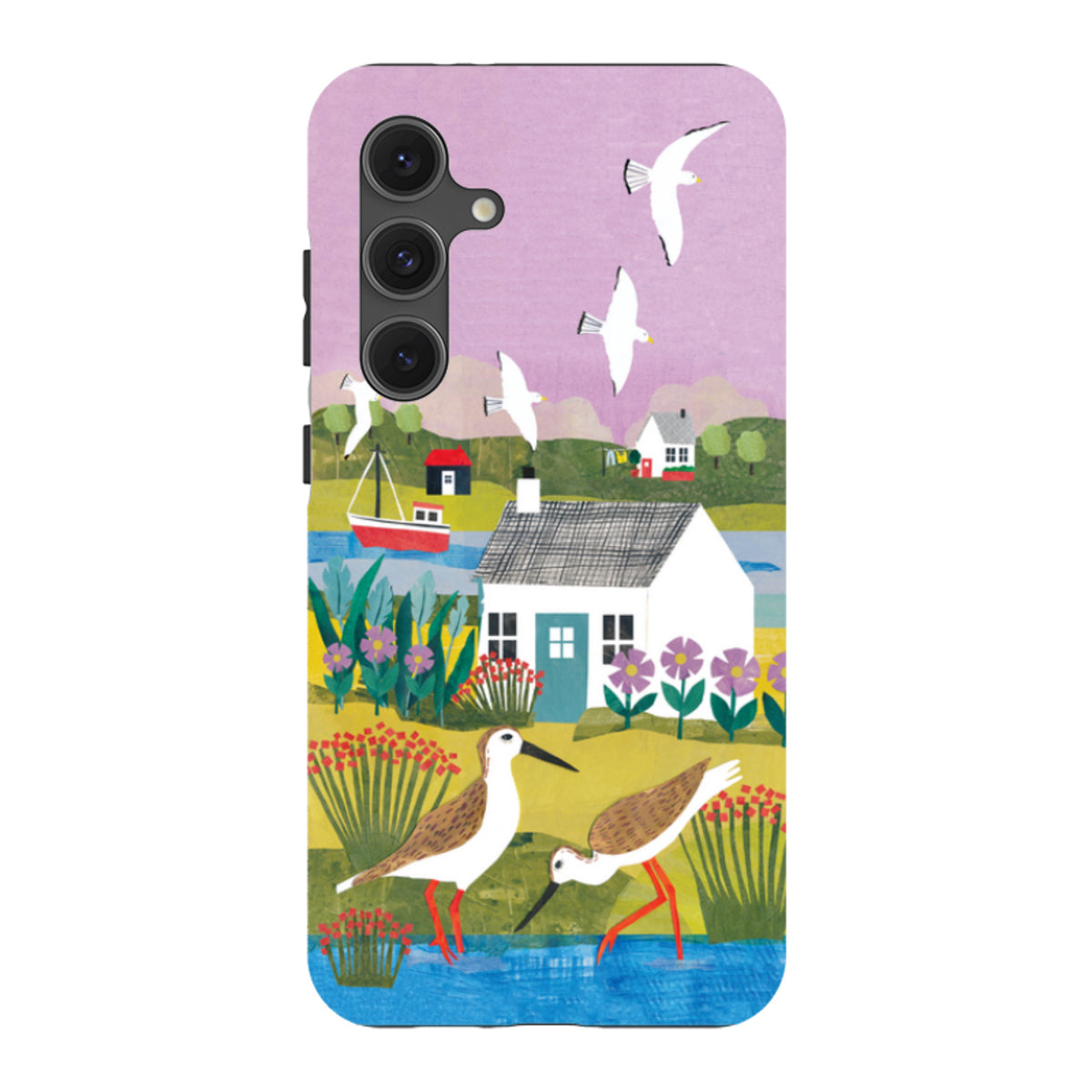 Samsung Tough  Case - Sandpiper By Tracey English