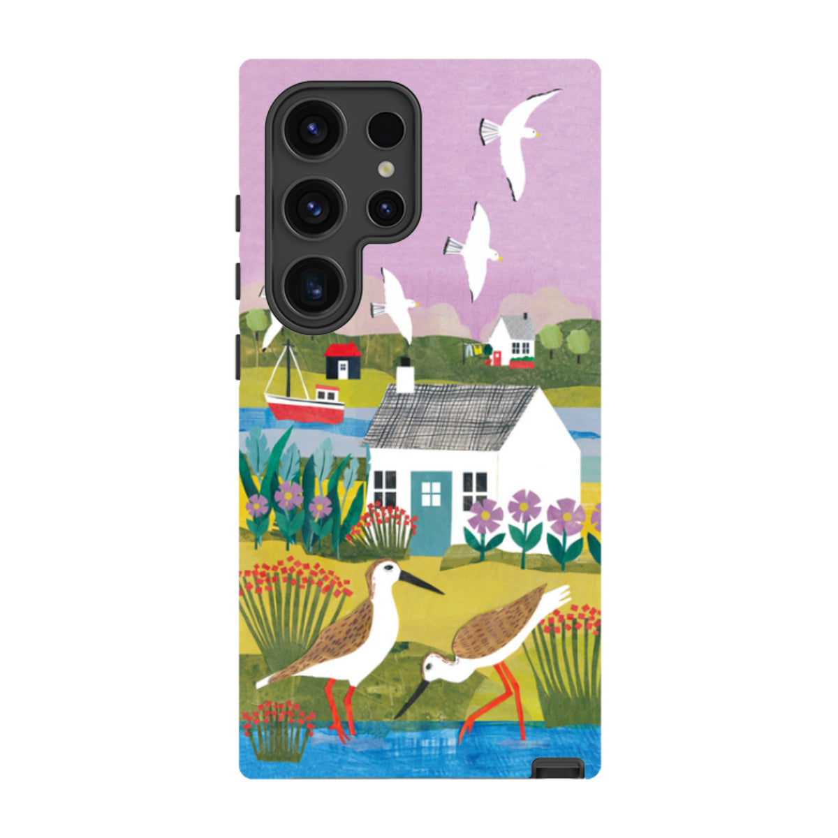 Samsung Tough  Case - Sandpiper By Tracey English