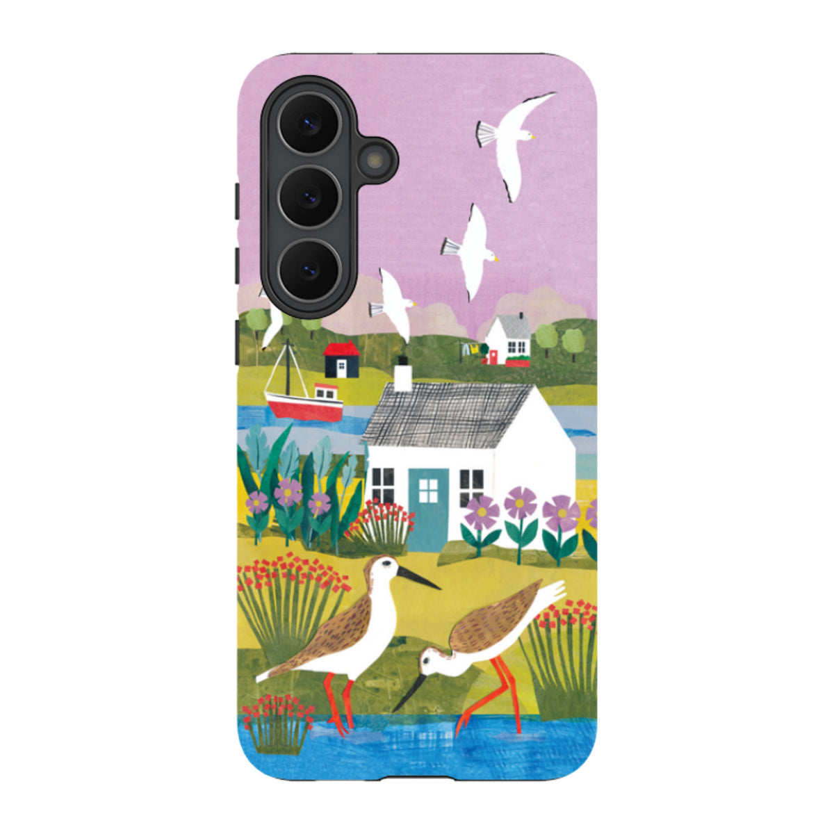 Samsung Tough  Case - Sandpiper By Tracey English