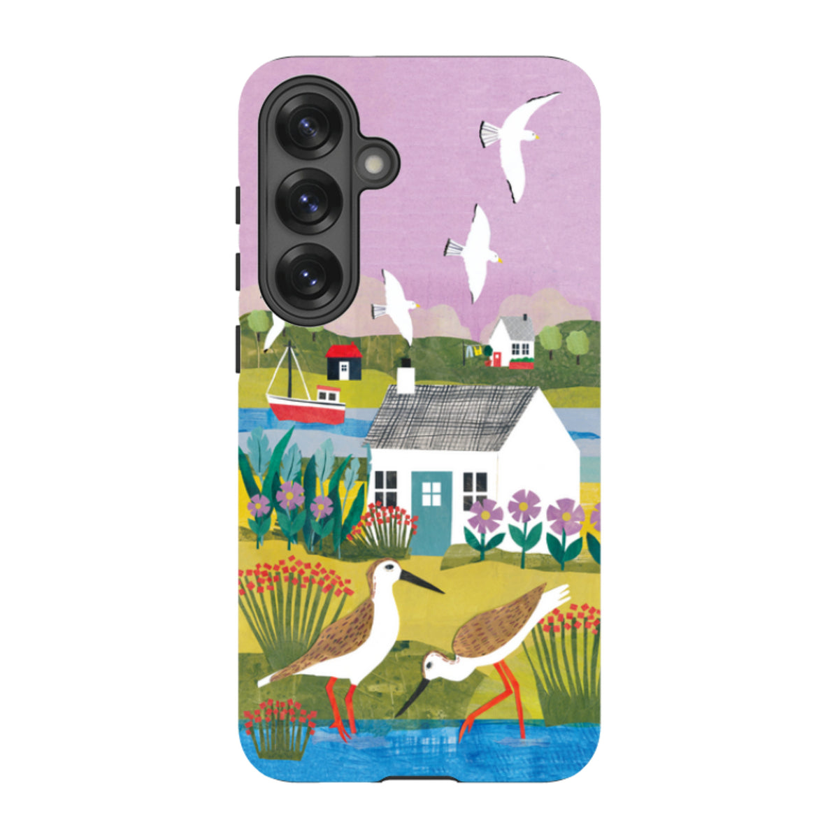 Samsung Tough  Case - Sandpiper By Tracey English