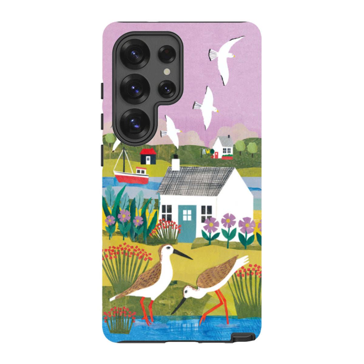 Samsung Tough  Case - Sandpiper By Tracey English