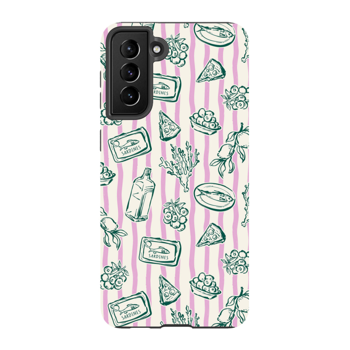 Samsung Tough Case - Sardines and Gin