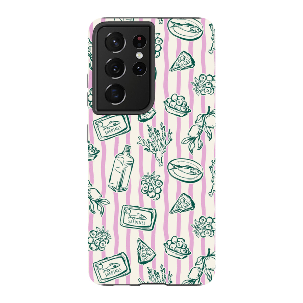 Samsung Tough Case - Sardines and Gin