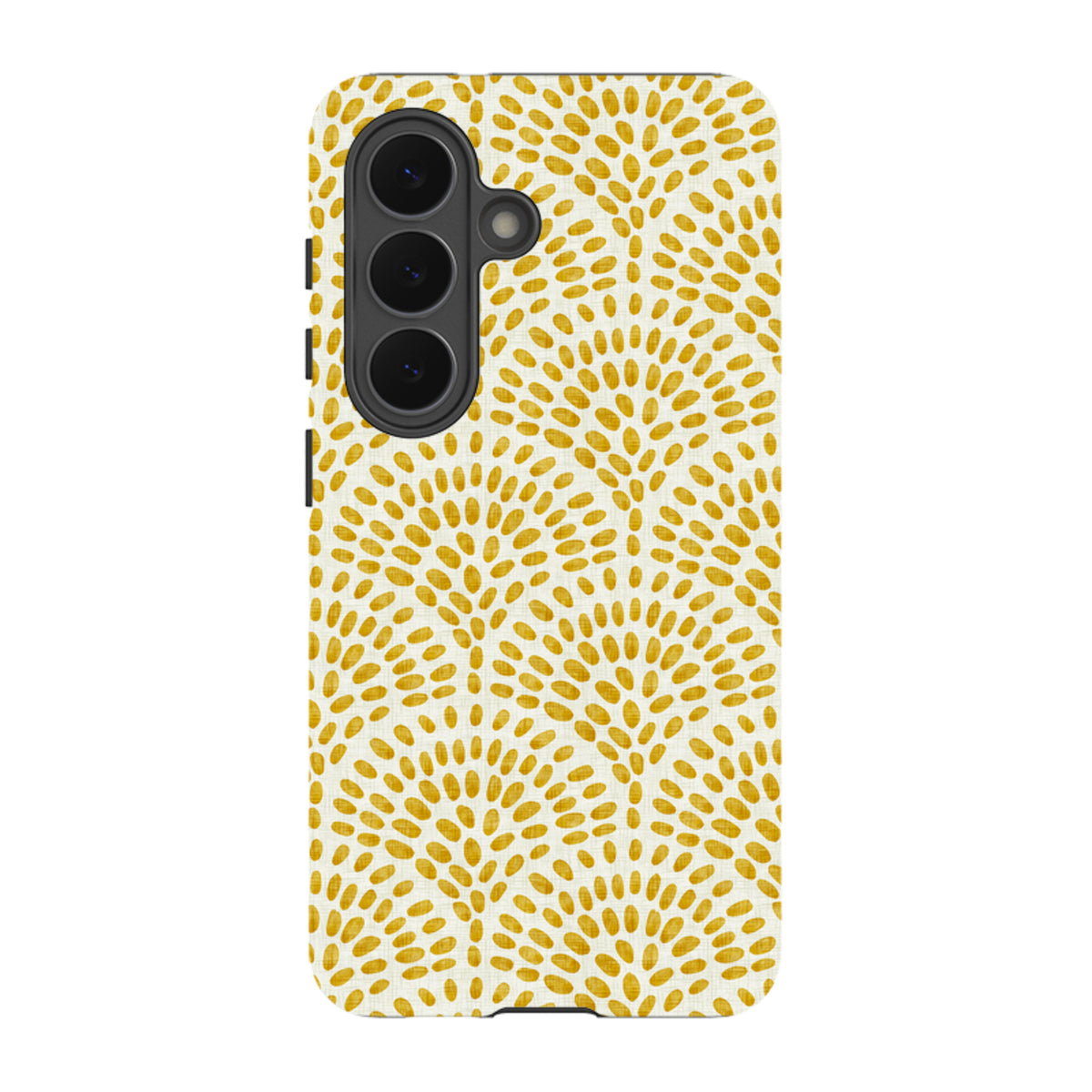 Samsung Tough  Case - Scallop - Mustard By Katherine Quinn