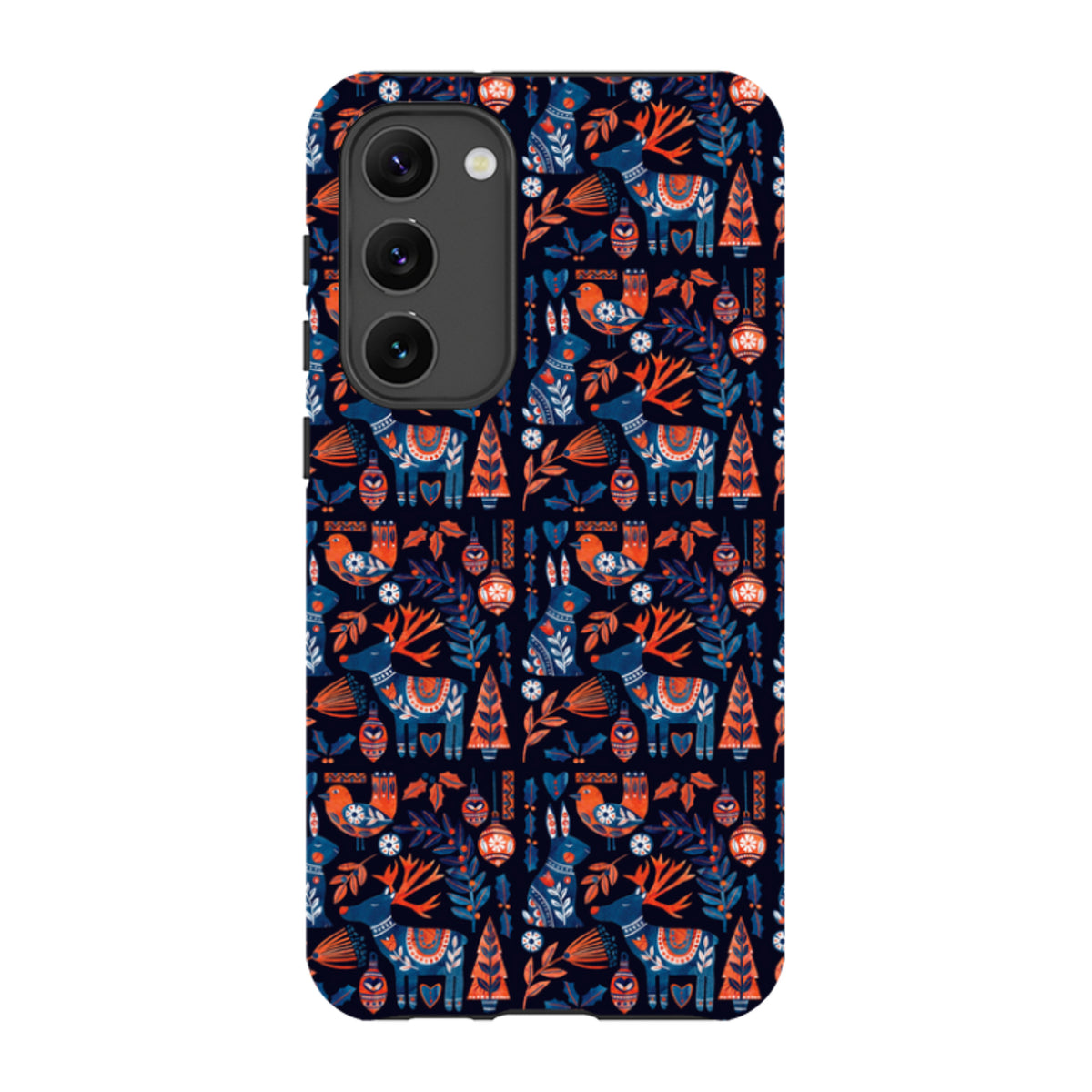 Samsung Tough Case - Scandi Animals Dark By Tracey English