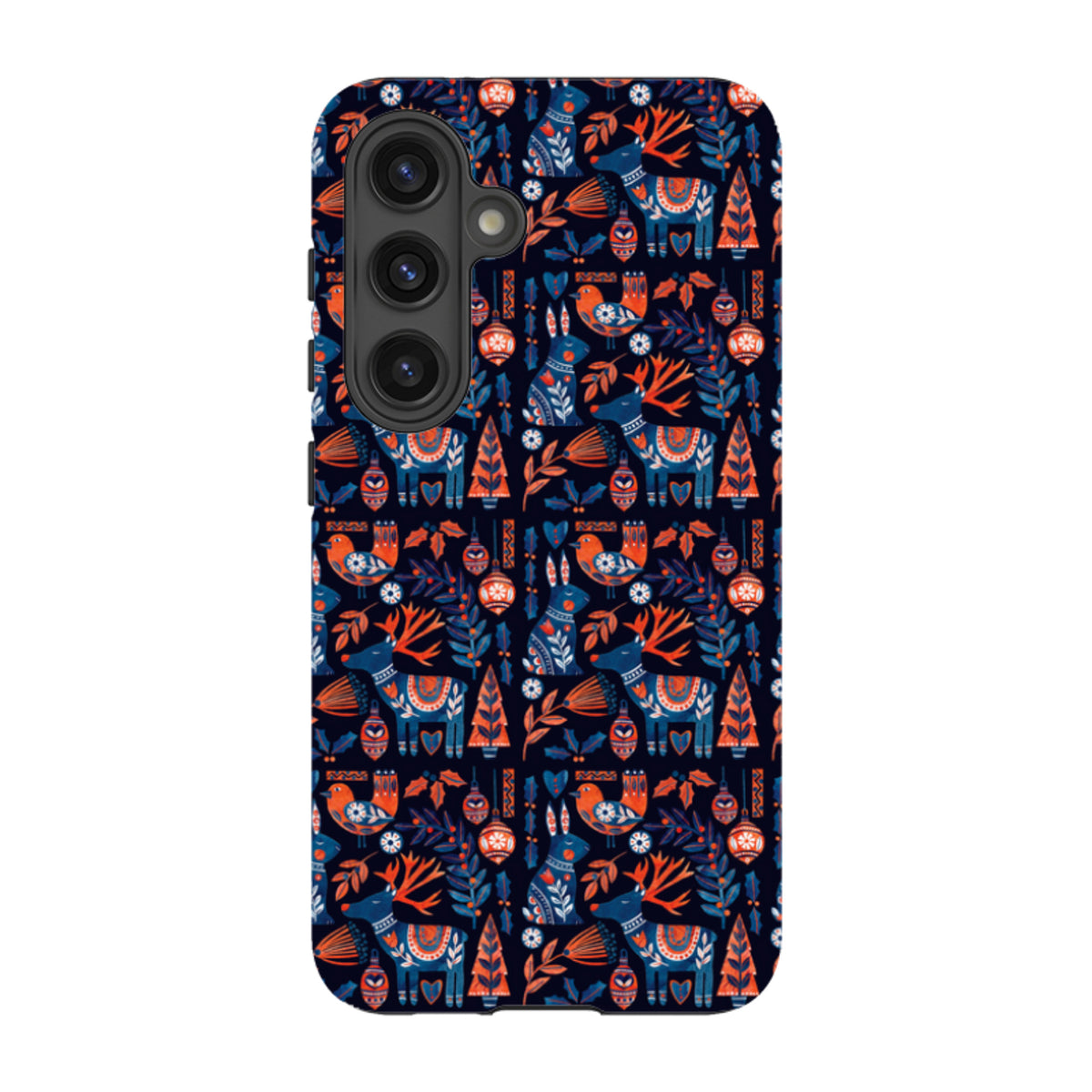 Samsung Tough Case - Scandi Animals Dark By Tracey English