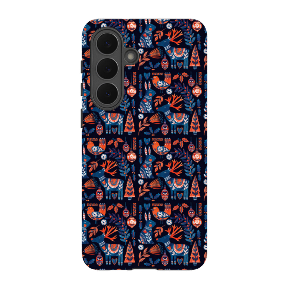 Samsung Tough Case - Scandi Animals Dark By Tracey English