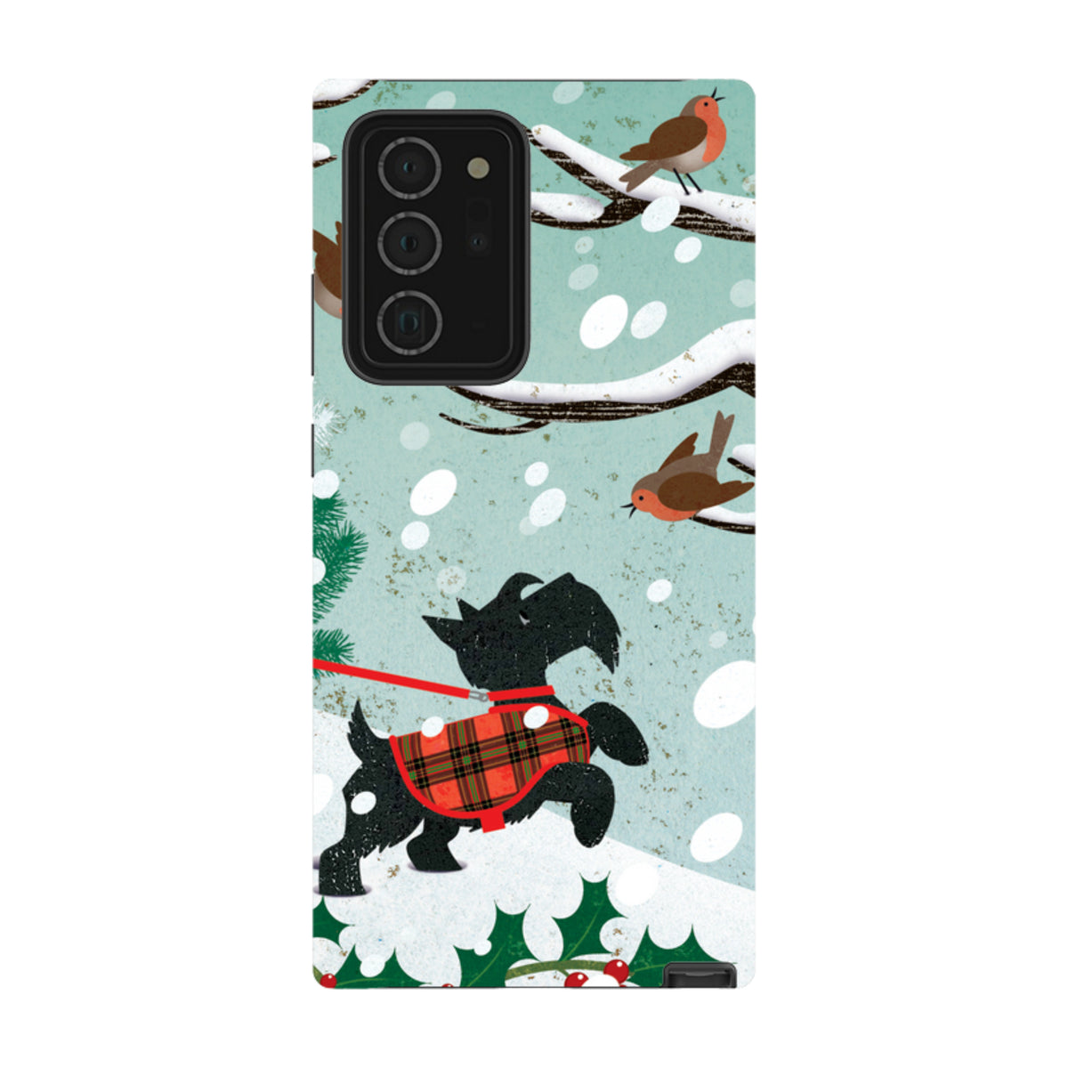 Samsung Tough Case - Scottie in Snow By Liane Payne