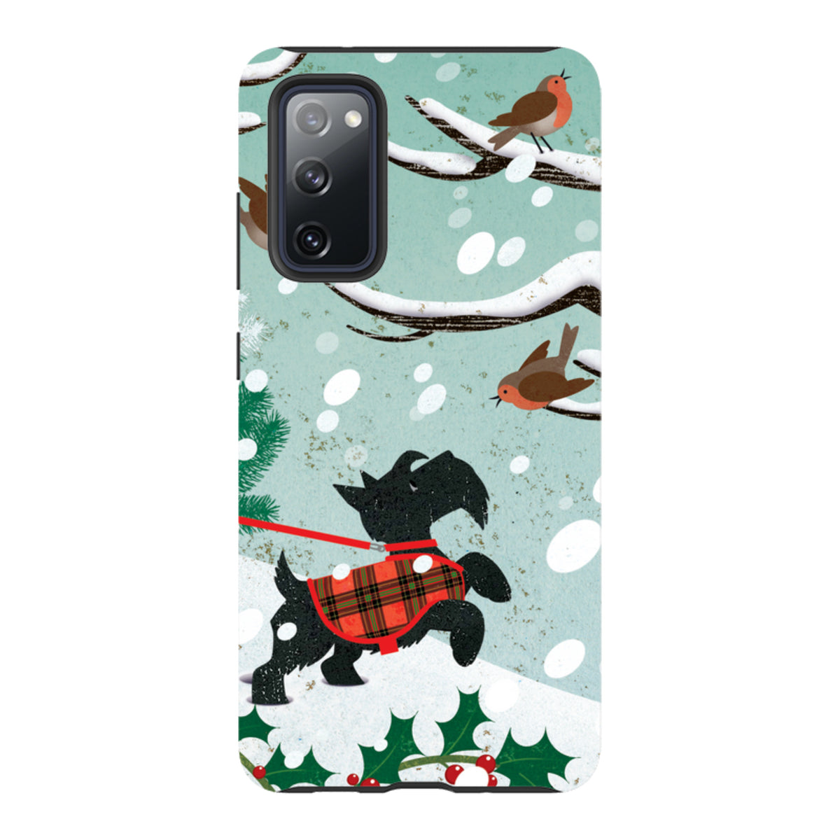 Samsung Tough Case - Scottie in Snow By Liane Payne