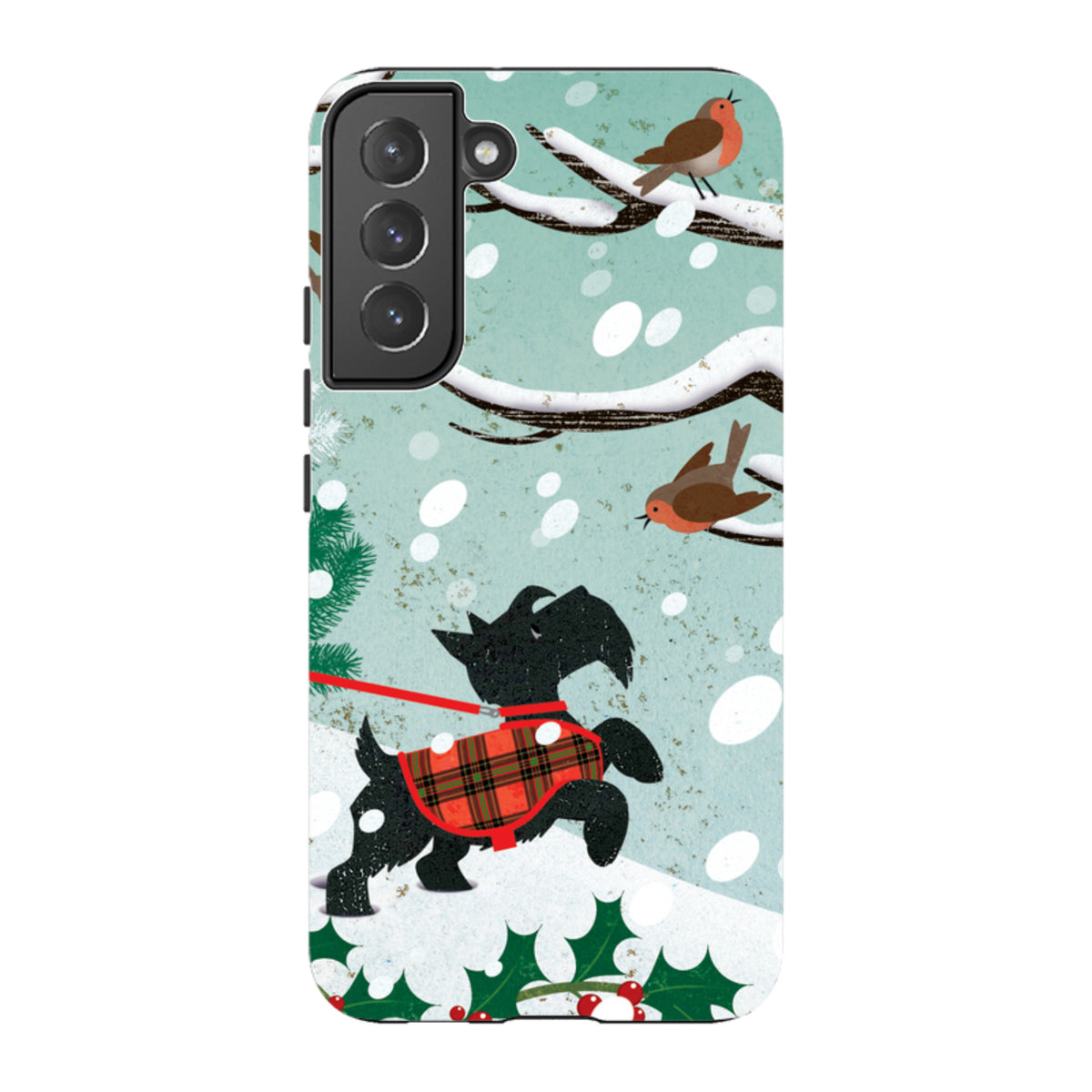 Samsung Tough Case - Scottie in Snow By Liane Payne