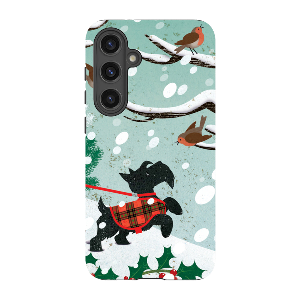 Samsung Tough Case - Scottie in Snow By Liane Payne