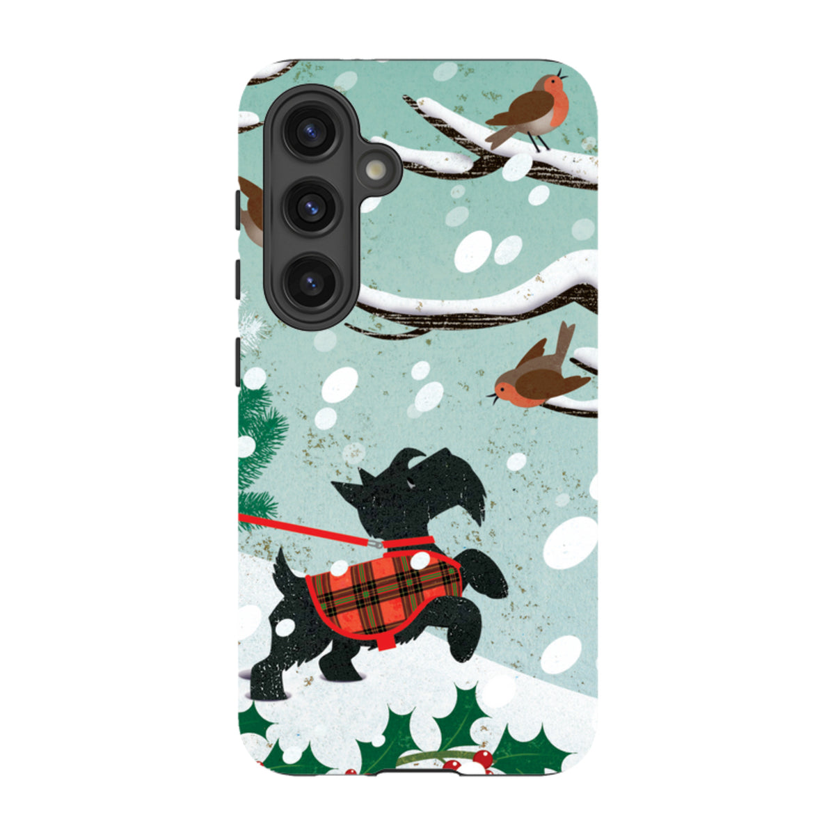 Samsung Tough Case - Scottie in Snow By Liane Payne