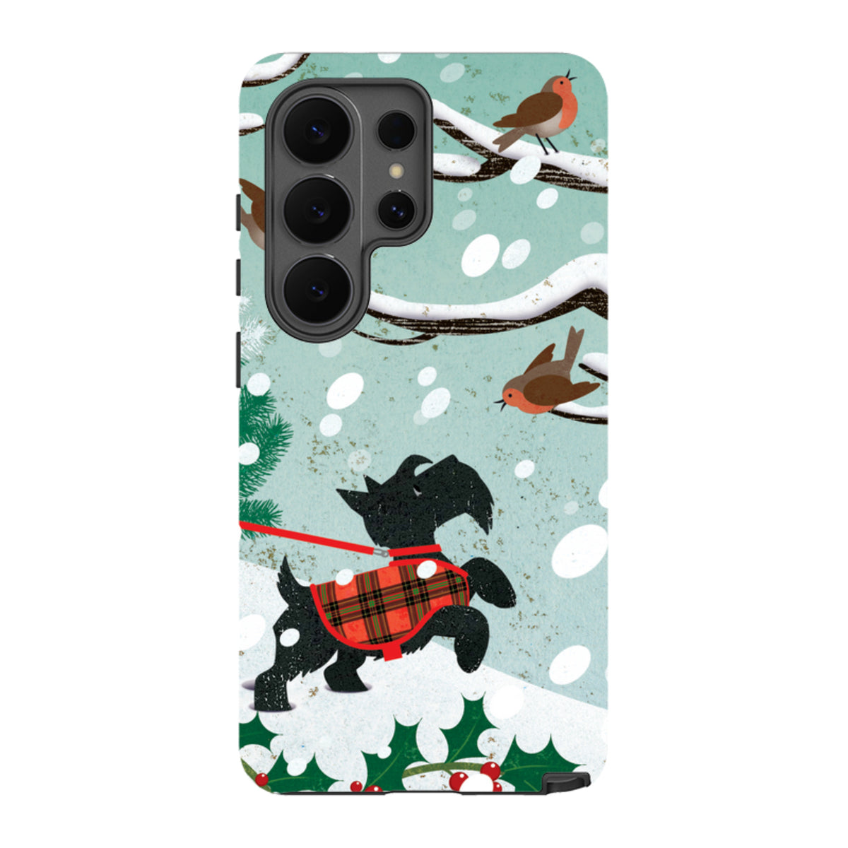 Samsung Tough Case - Scottie in Snow By Liane Payne