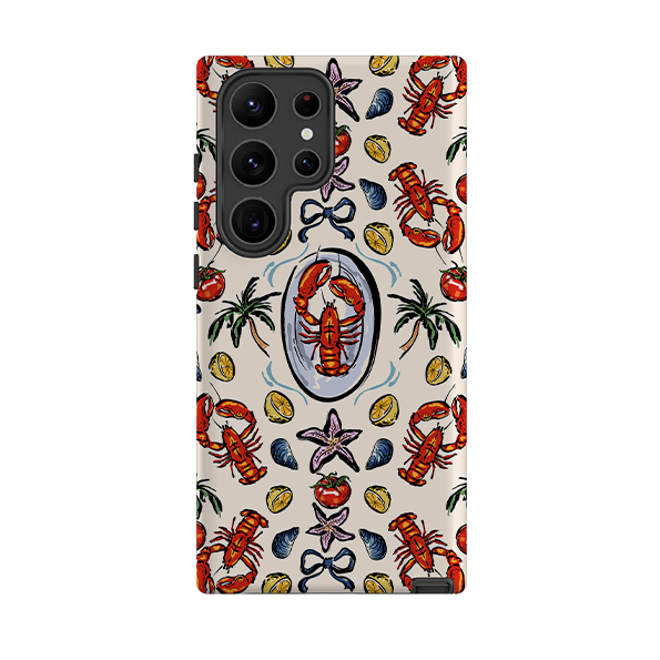 Samsung Tough Case - Seafood and palm trees