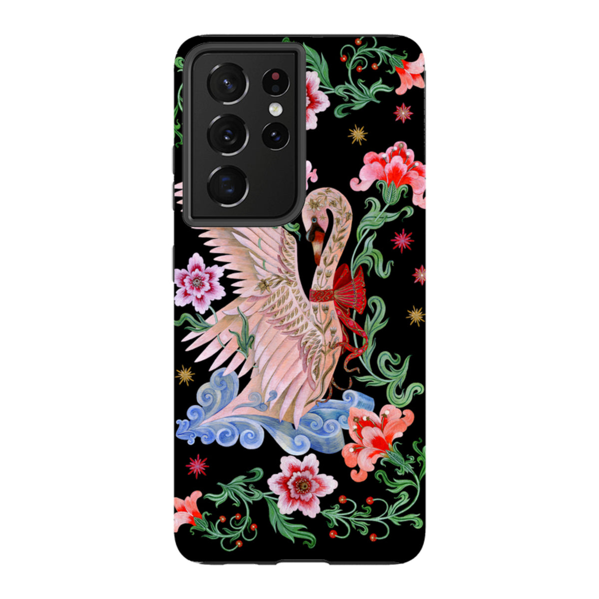 Samsung Tough  Case - Seven Swans A Swimming By Maria Matos
