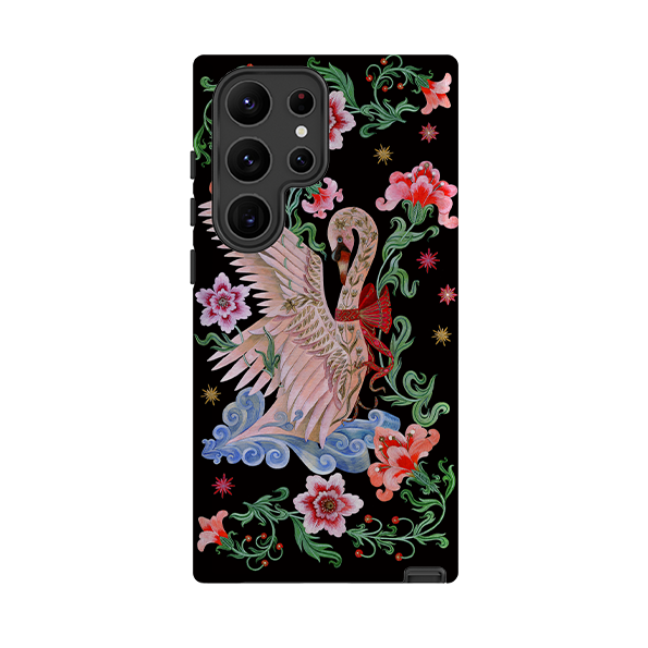 Samsung Tough  Case - Seven Swans A Swimming By Maria Matos