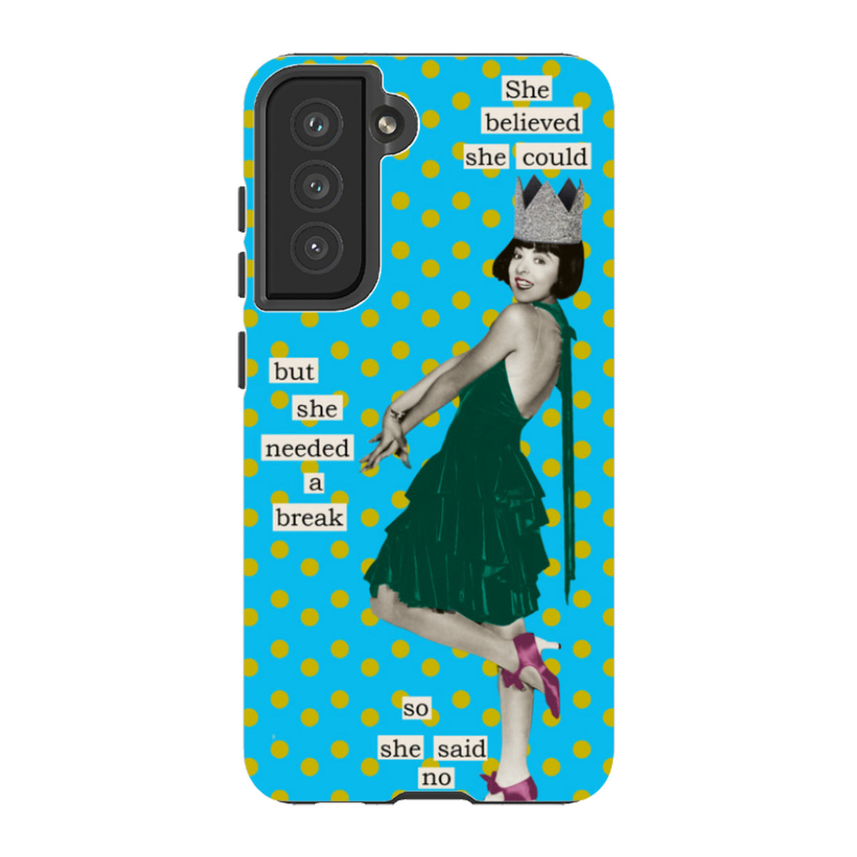 Samsung Tough Case - She Believed She Could By Clare Jordan