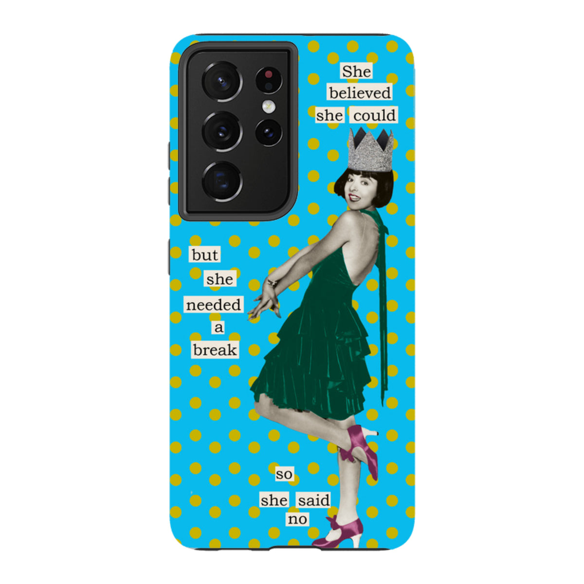 Samsung Tough Case - She Believed She Could By Clare Jordan