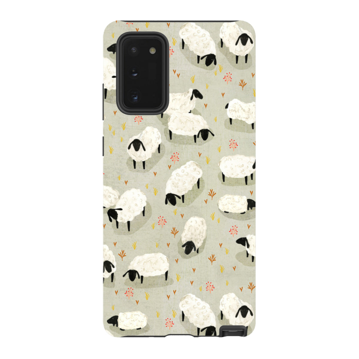 Samsung Tough Case - Sheep Grey By Katherine Quinn